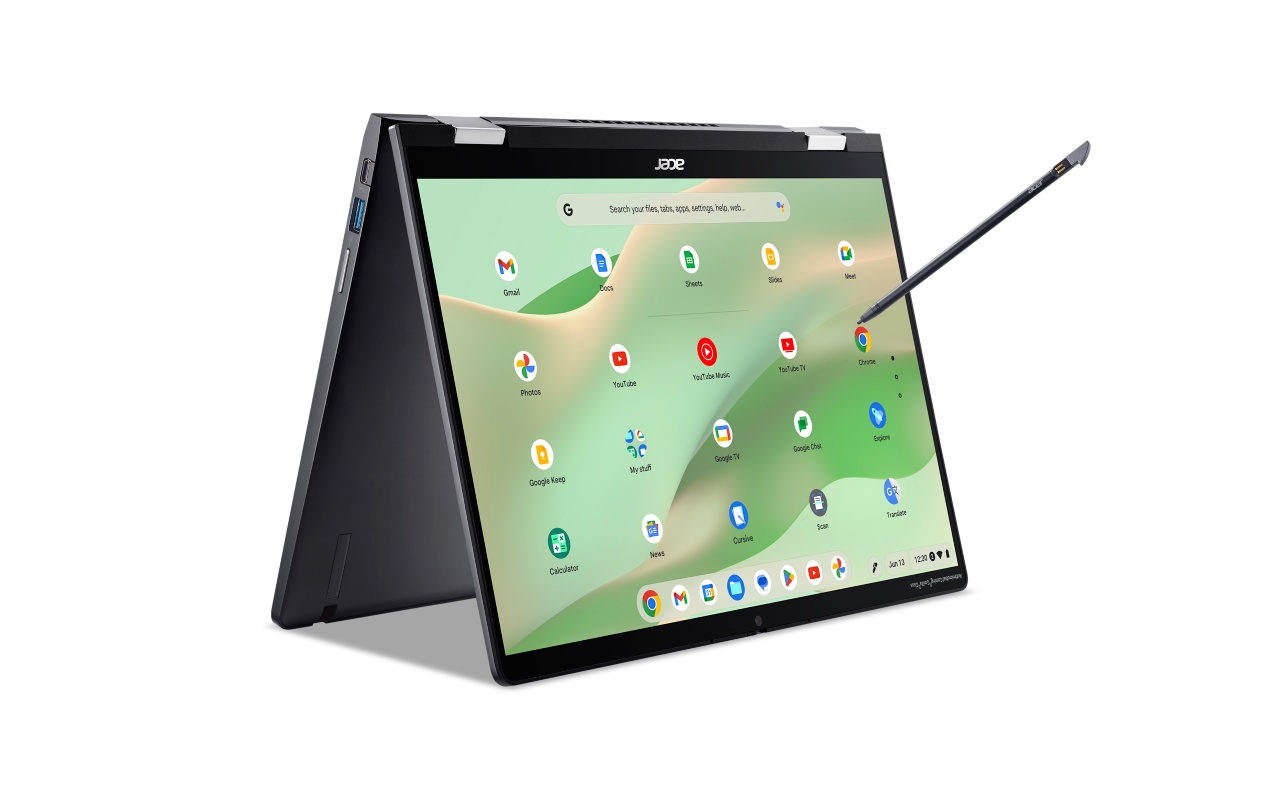 Acer Chromebook Plus Spin 714 CP714-1HN-74MY - 14 Zoll - Core Ultra 7 155U - 16 GB RAM - 512 GB - Grau