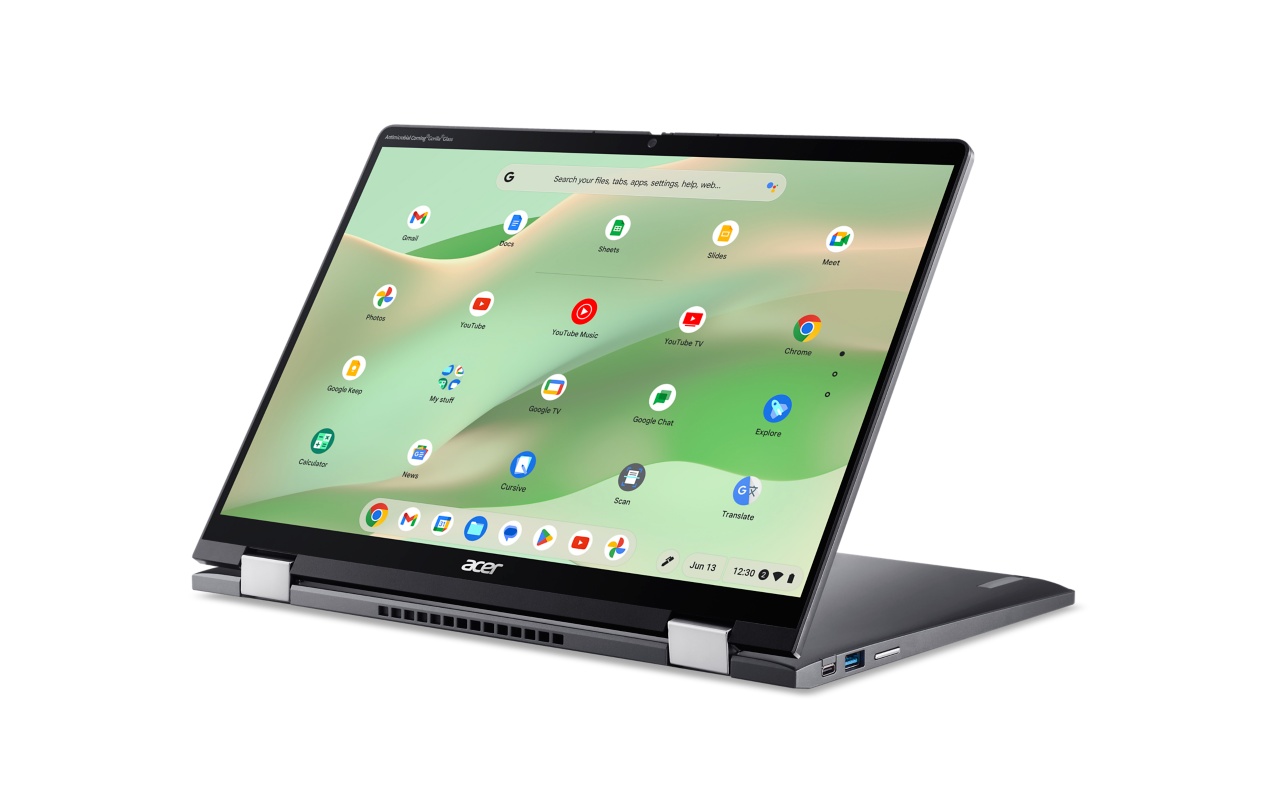 Acer Chromebook Plus Spin 714 CP714-1HN-74MY - 14 Zoll - Core Ultra 7 155U - 16 GB RAM - 512 GB - Grau