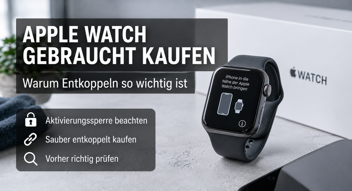 Apple Watch gebraucht kaufen: Warum Entkoppeln so wichtig ist