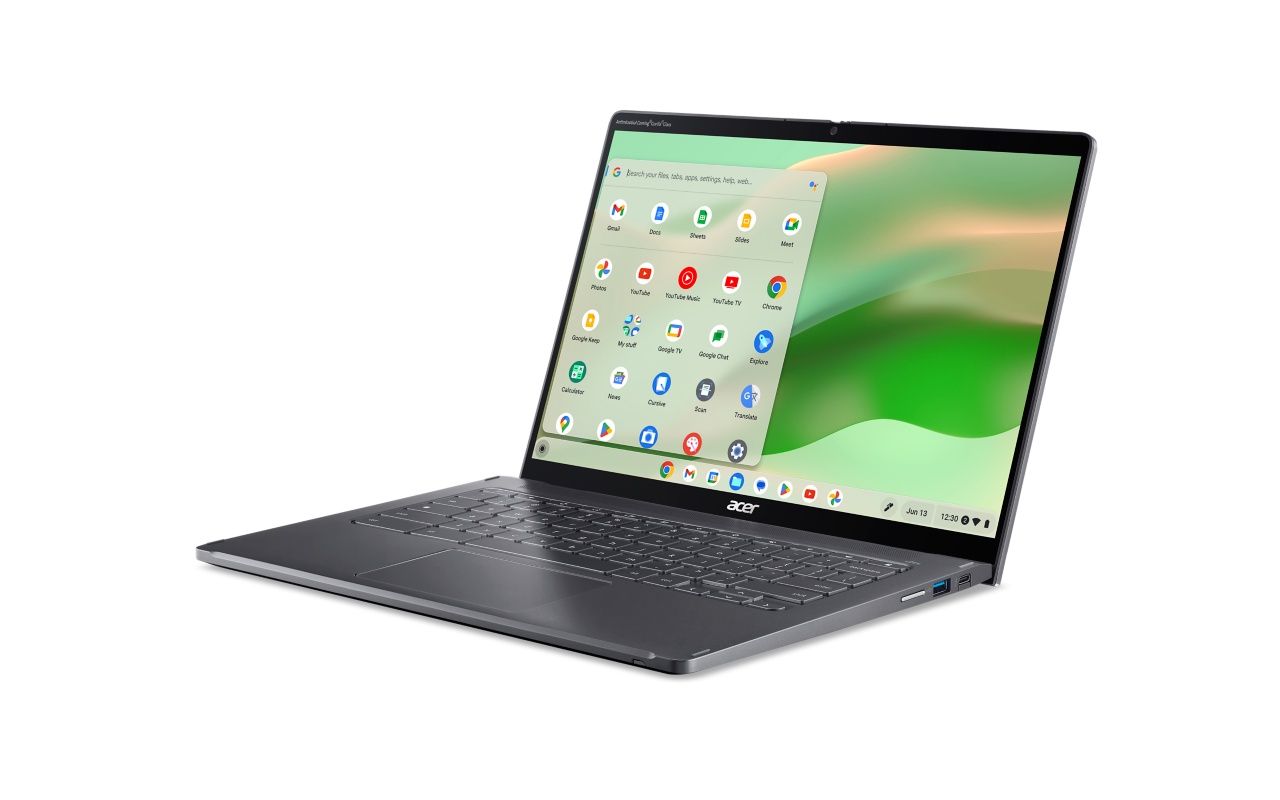 Acer Chromebook Plus Spin 714 CP714-1HN-74MY - 14 Zoll - Core Ultra 7 155U - 16 GB RAM - 512 GB - Grau