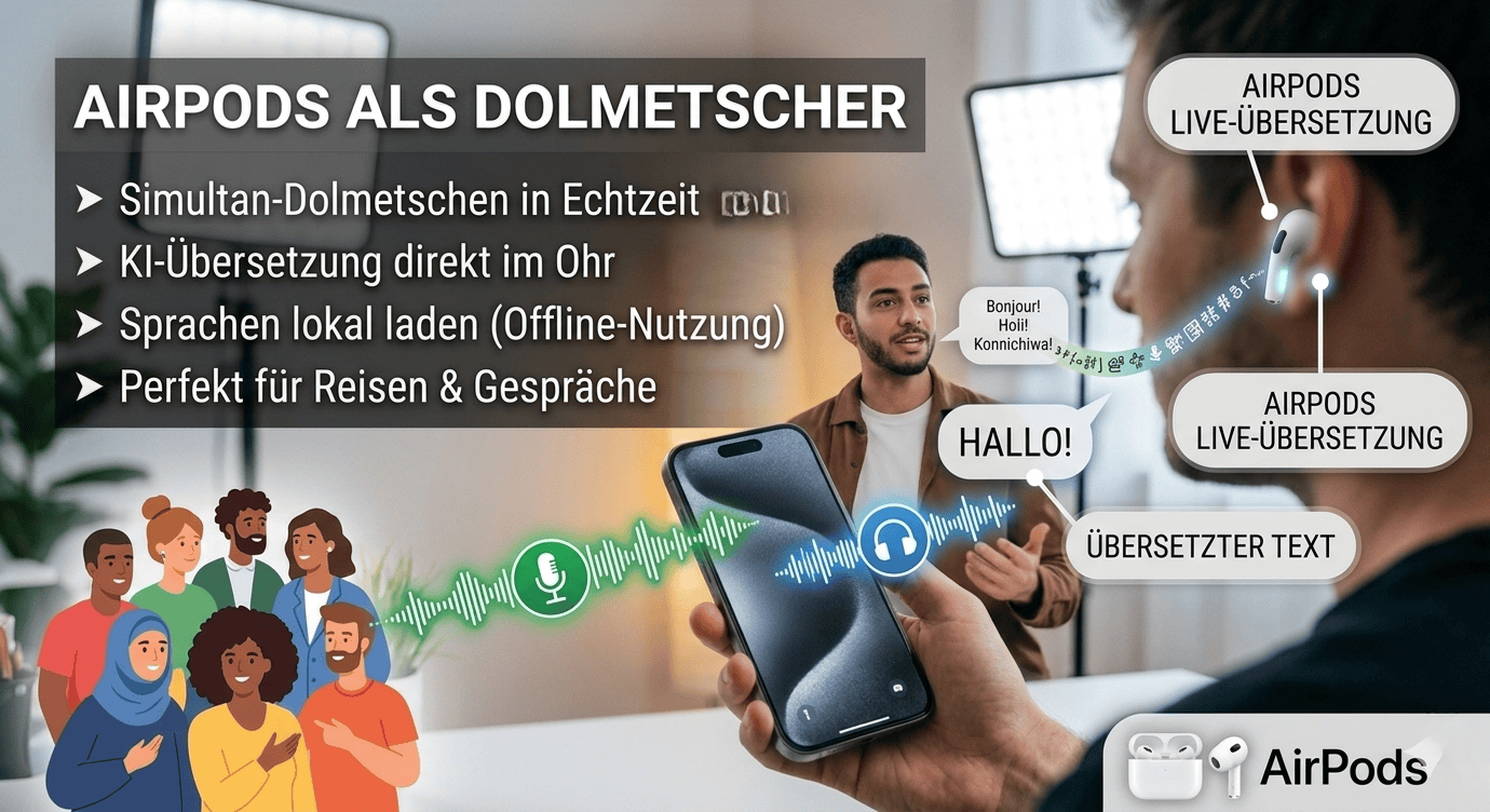 Deine AirPods als Simultan-Dolmetscher