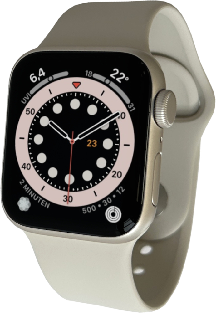 Apple Watch SE 2 Aluminium in Polarstern